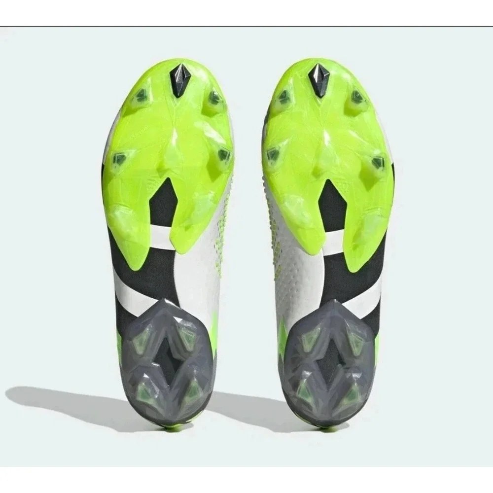 adidas Predator .1 FG Soccer‎ Cleats White Green Black GZ0035 Size M6.5/ W7.5